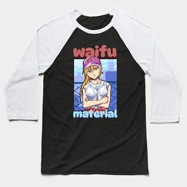 Waifu Baseball T-Shirt by DudelArt